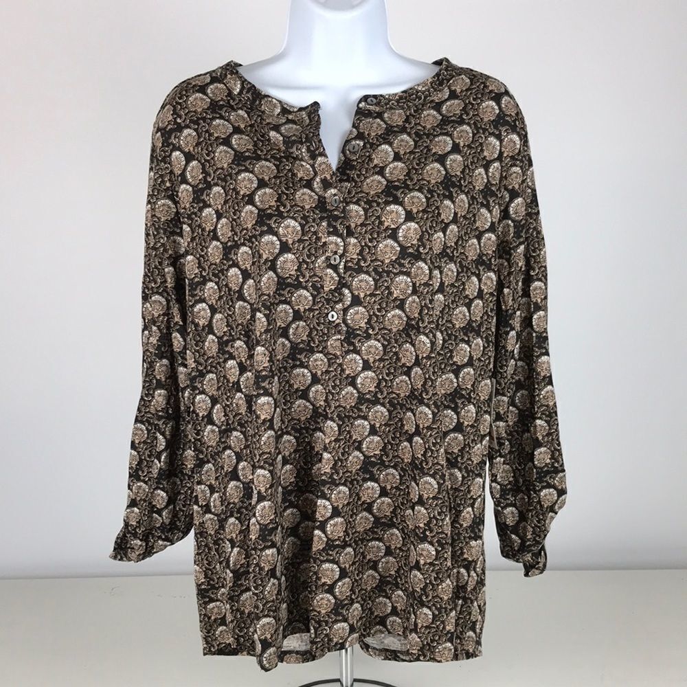 Style & Co Plus Size Printed Top women’s size 2x